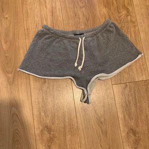 Grey sport shorts